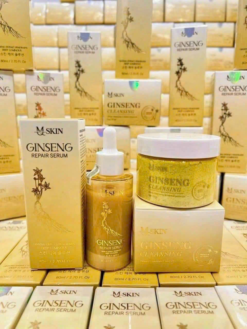 Combo Tái Tạo Sâm Vàng MQ Skin