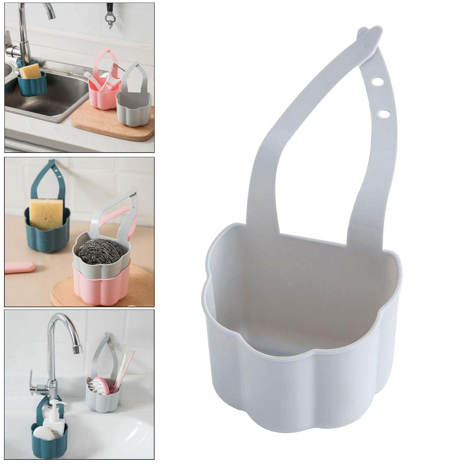 Sink Basket Strainer Drain Shelf Sink Storage Rack Holder