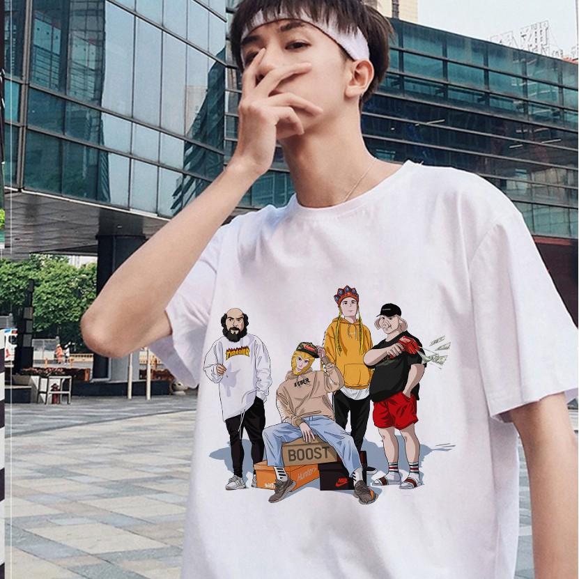 Áo Thun Tay Lỡ Unisex Thầy Trò Đường Tăng Cực Chất
