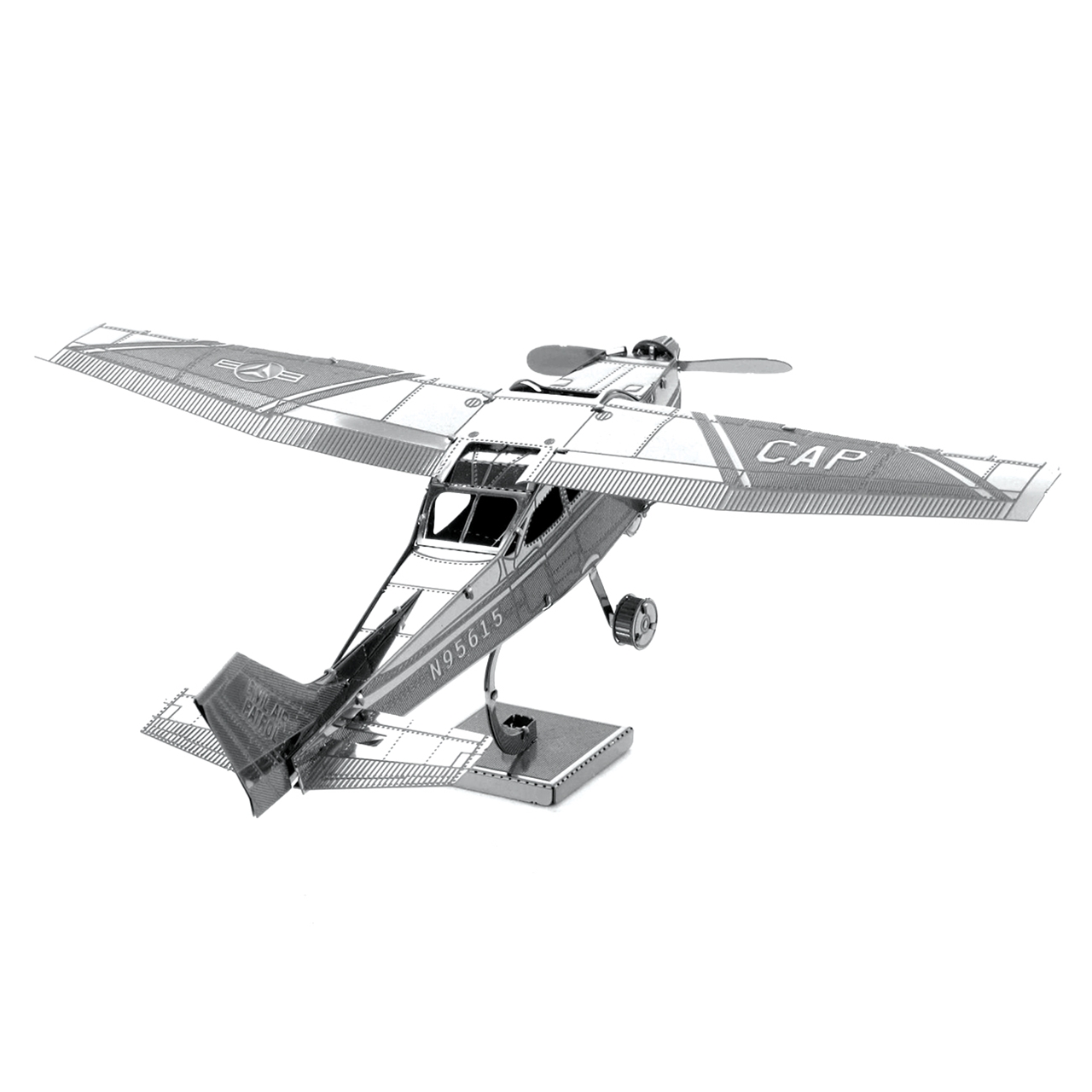 Mô Hình Kim Loại 3D Đẹp - Độc - Lạ: Máy Bay Cessna 172 - Mô Hình Sưu Tầm, Mô Hình Trang Trí, Quà Tặng Mô Hình