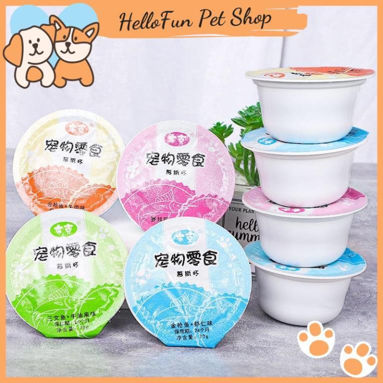 Pudding cho chó mèo - Súp thưởng dinh dưỡng cho thú cưng