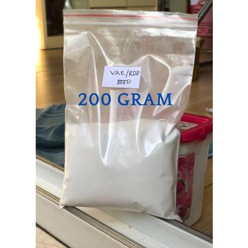 200 (gram) Phụ gia kết dính vữa xi măng, Hóa chất xây dựng, Polymer kết dính RDP/VAE, phụ gia tăng mác vữa