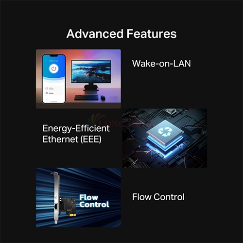 Card mạng PCIe Mercusys Gigabit PCle Network Adapter MA210E - Hàng chính hãng