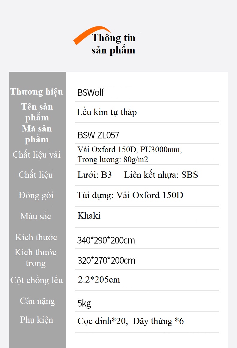 Lều cắm trại tự bung , lều du lịch dã ngoại dành cho 6-8 người, chống thấm nước -ZL057