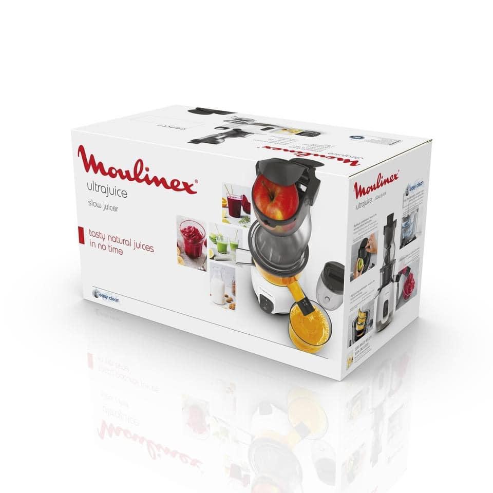 Máy Ép Chậm Moulinex Ultra Juice, Công Suất 200W, Máy Ép Trái Cây Chậm Moulinex ZU600110, Nhập Đức