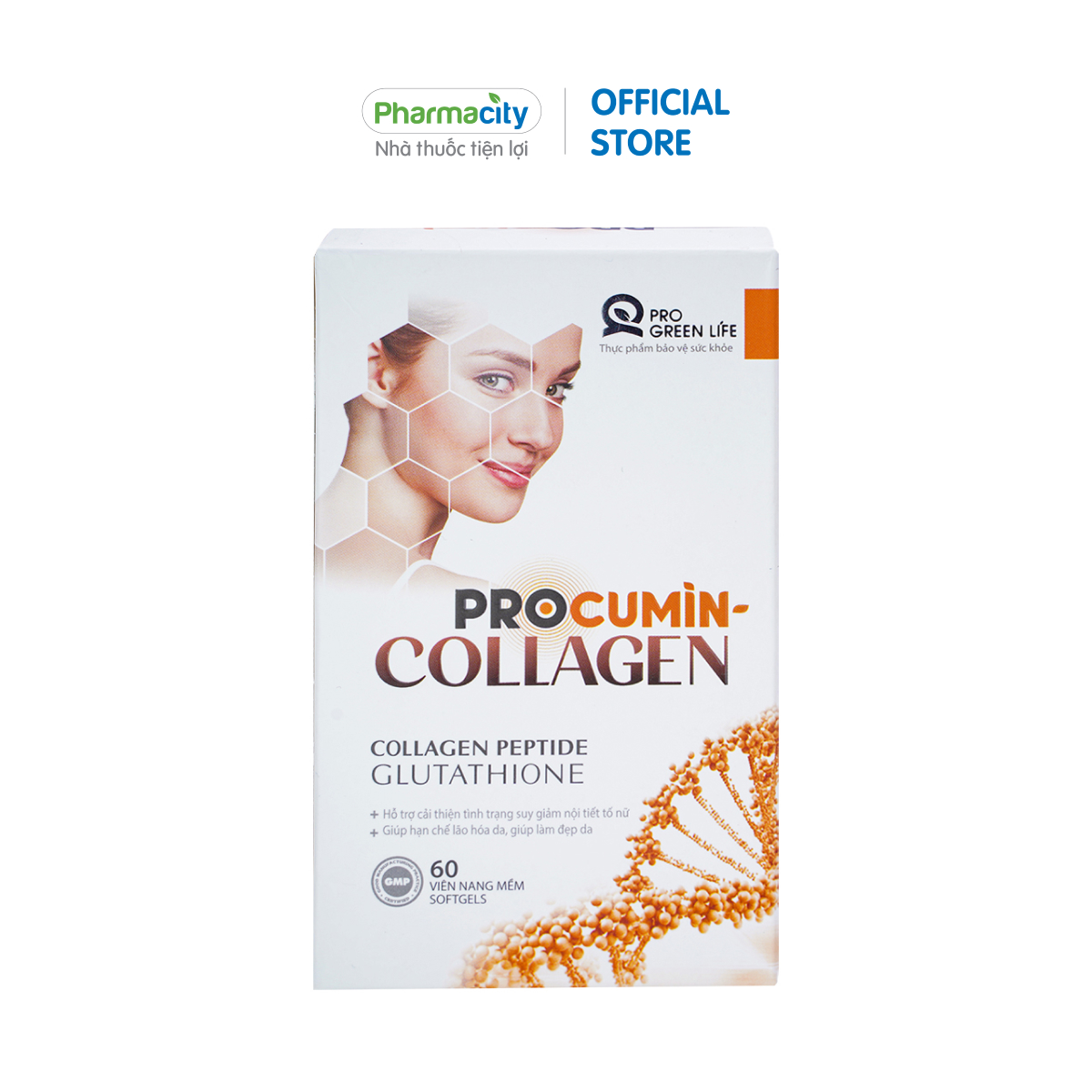 Viên uống đẹp da Procumin – Collagen hạn chế lão hóa da, sạm da, cải thiện nội tiết tố nữ
