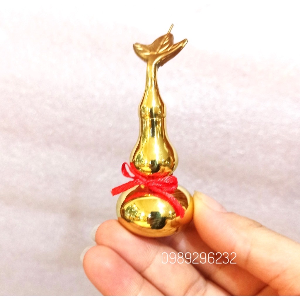 Hồ lô bằng đồng phong thủy cỡ nhỏ
