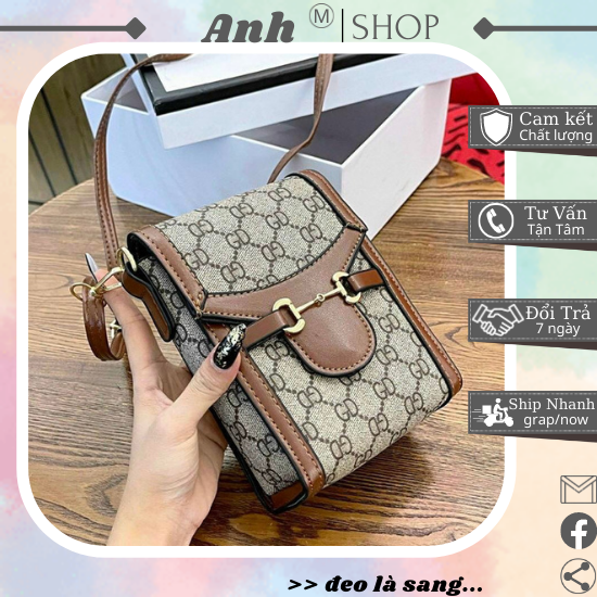 Túi đeo chéo nam/nữ,túi đeo vai nữ hình chữ nhật nhỏ gọn mẫu mới DORA SHOP bản đẹp