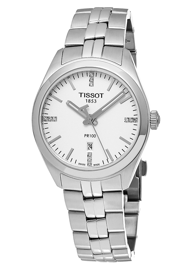 Đồng Hồ Nữ Dây Thép Không Gỉ Tissot T101.210.11.036.00 (33mm) - Trắng