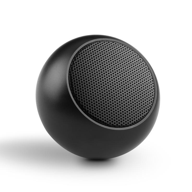 Loa Bluetooth Không Dây TWS Handfree Di Động Loa Nhỏ Loa Bass Hộp Âm Thanh Mini Hộp Âm Thanh Kim Loại Color: Gold