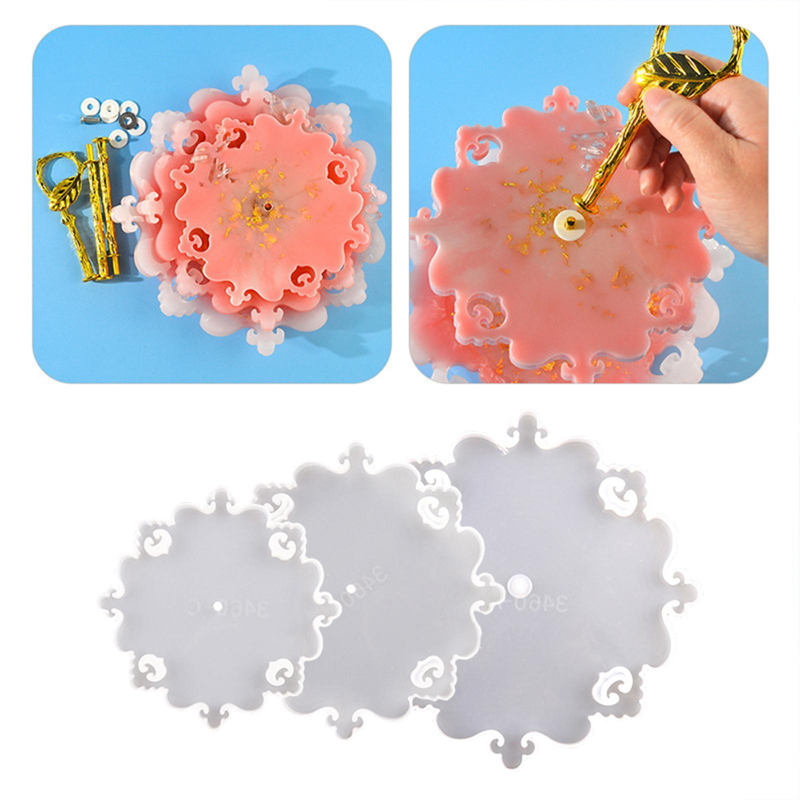 3x Silicone Fruit Tray Molds Epoxy Resin Casting Mould Home Decor Crafts DIY
