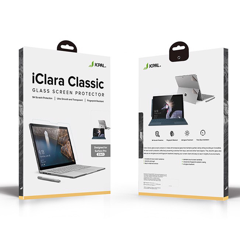 Dán cường lực Microsoft Surface Pro 6/5/4 JCPAL iClara Classic - Hàng chính hãng