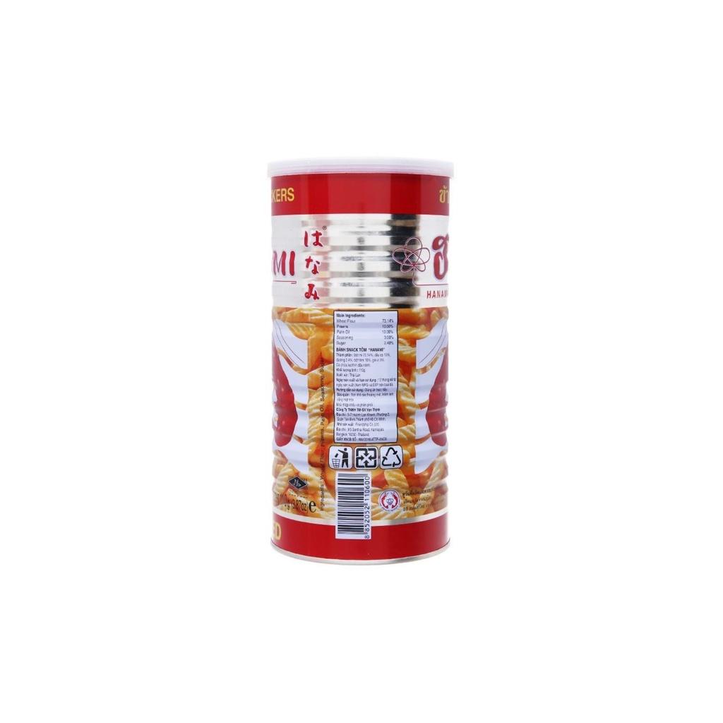 Bánh Tôm Hanami Lon 110G Giòn Ngon