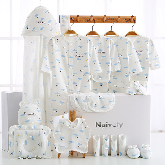 Set đồ sơ sinh quà tặng cho bé 18-22-23 