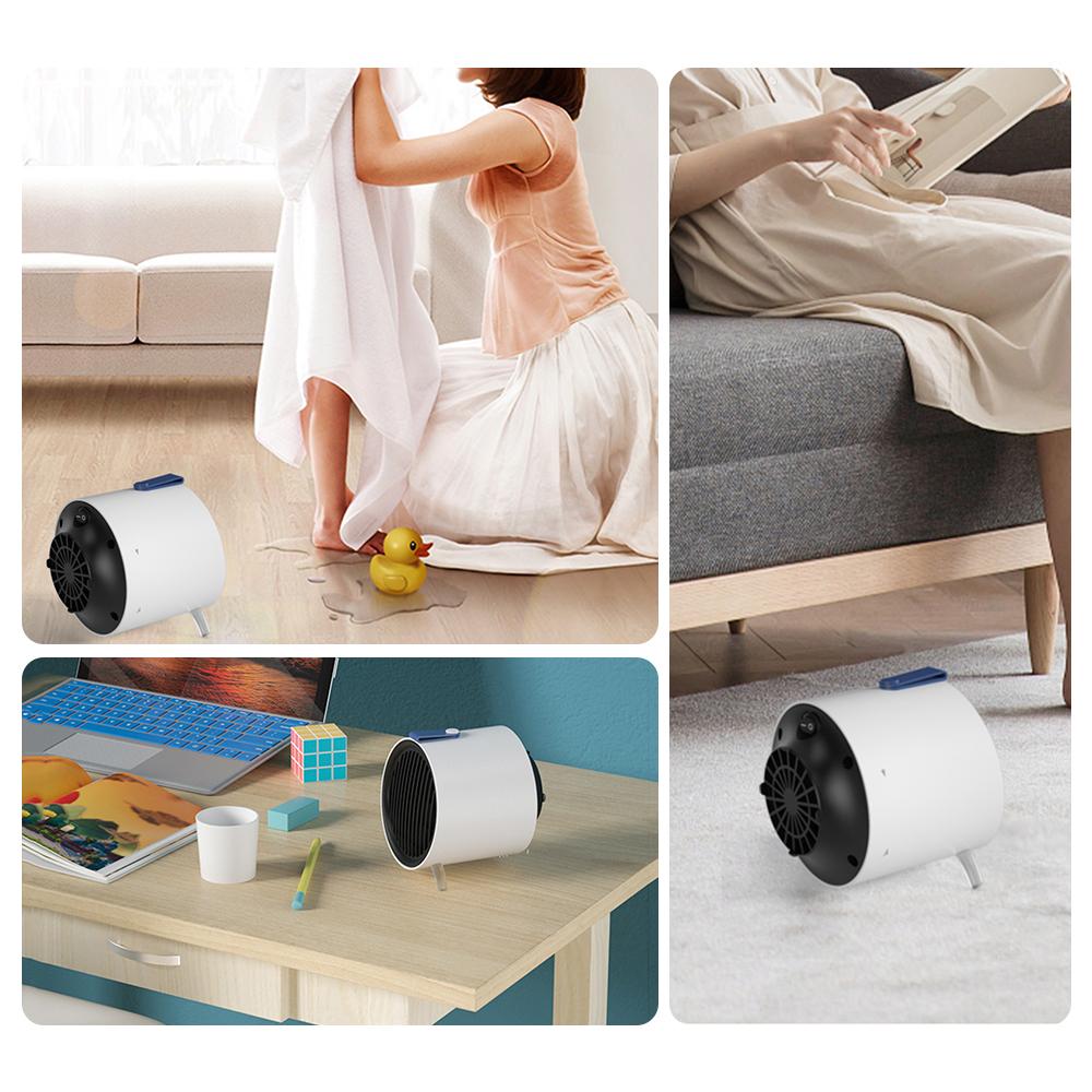 Máy Sưởi Không Gian Di Động Hiệu Quả 500W Bằng Gốm Ptc