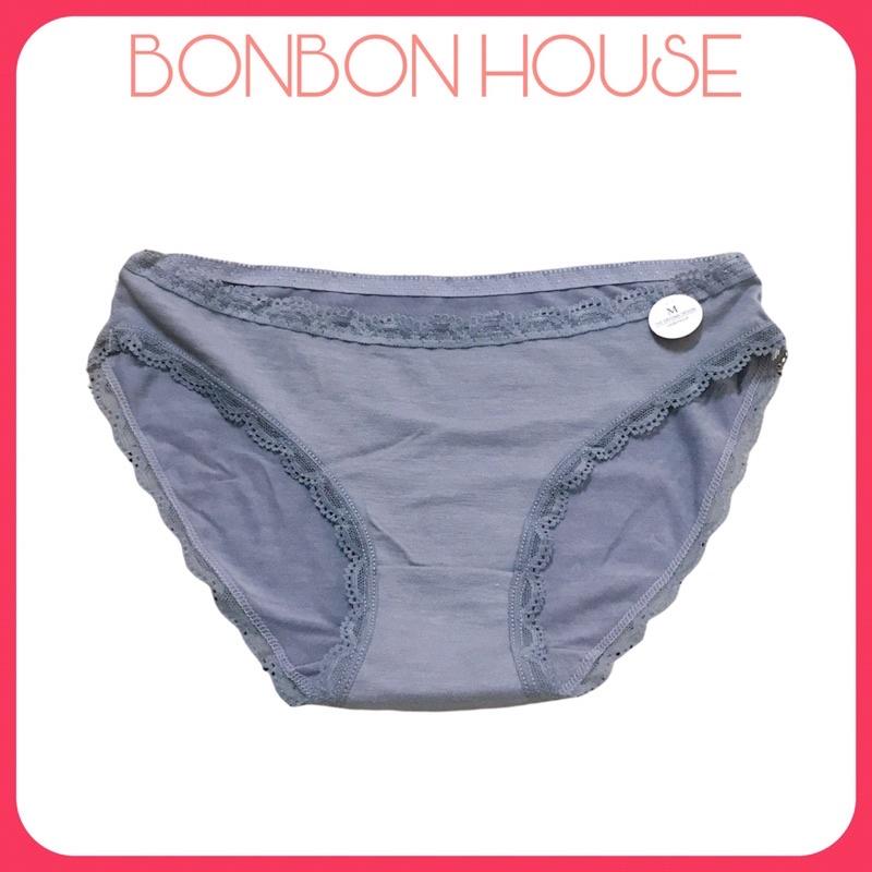 Quần Lót Cotton Thun Viền Ren Mềm Mại