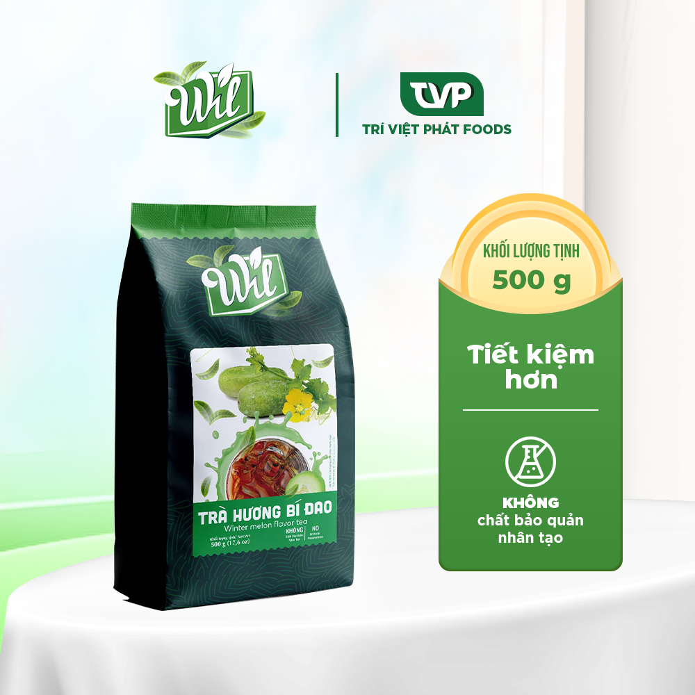 Trà bí đao Wil hòa tan dùng trong pha chế giải nhiệt thanh lọc cơ thể túi 500g