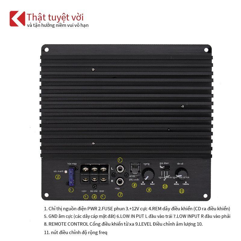 Thuận Lợi Nhất Xe Bảng Mạch Khuếch Đại Công Suất 12V Xe Ô Tô Âm Thanh Loa Siêu Trầm Chuyên Dụng Công Suất Cao Súng Bên Trong Bảng Mạch Khuếch Đại Công Suất