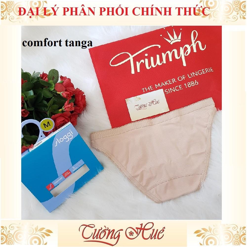 Quần lót nữ Triumph Comfort Tanga quần lót cotton mịn lưng thấp.