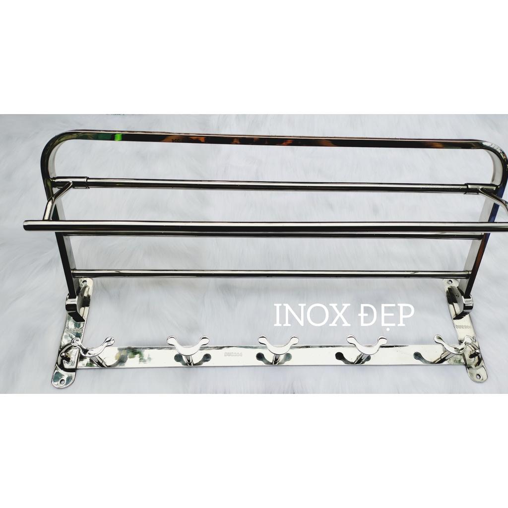 Giàn vắt khăn phòng tắm inox 304 cao cấp , Vắt khăn giàn chân đặc chắc chắn thiết kế đánh bóng sang trọng