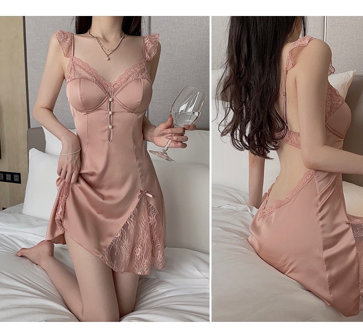 Váy Ngủ Nữ Tính Ngọt Ngào (Không kèm áo choàng) - B.Lingerie