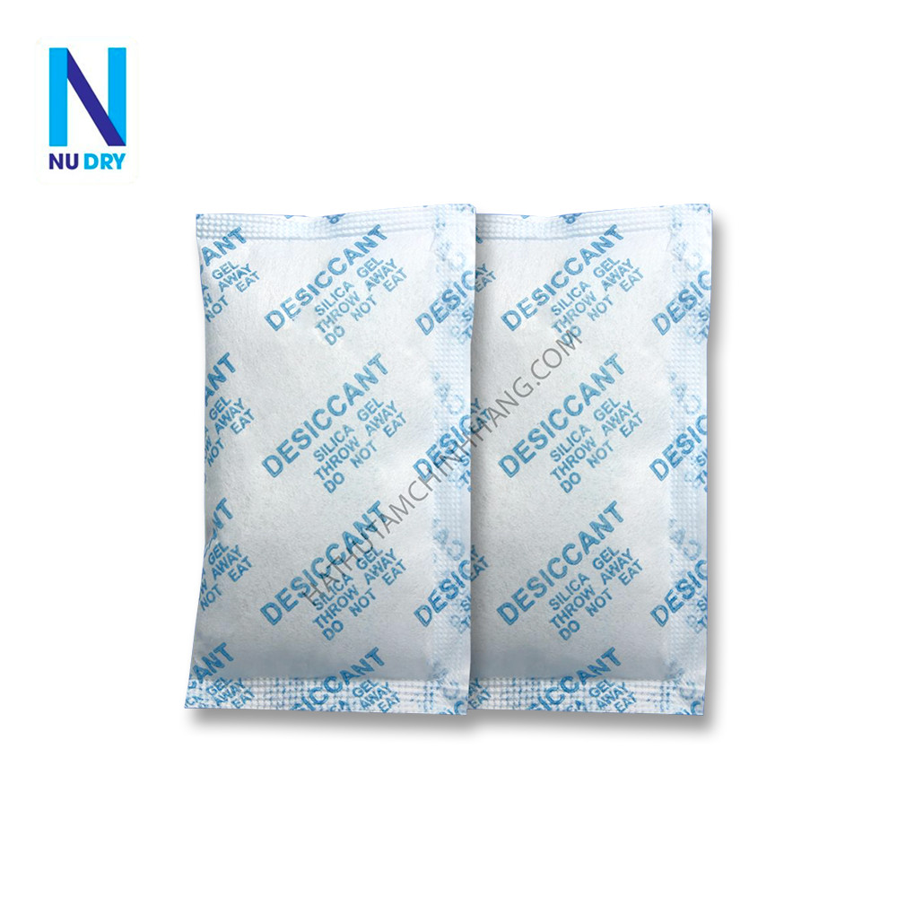Gói Hút Ẩm 50 Gram đóng gói 500Gram Silicagel - hạt hút ẩm thực phẩm quần áo giày dép máy ảnh hoa khô