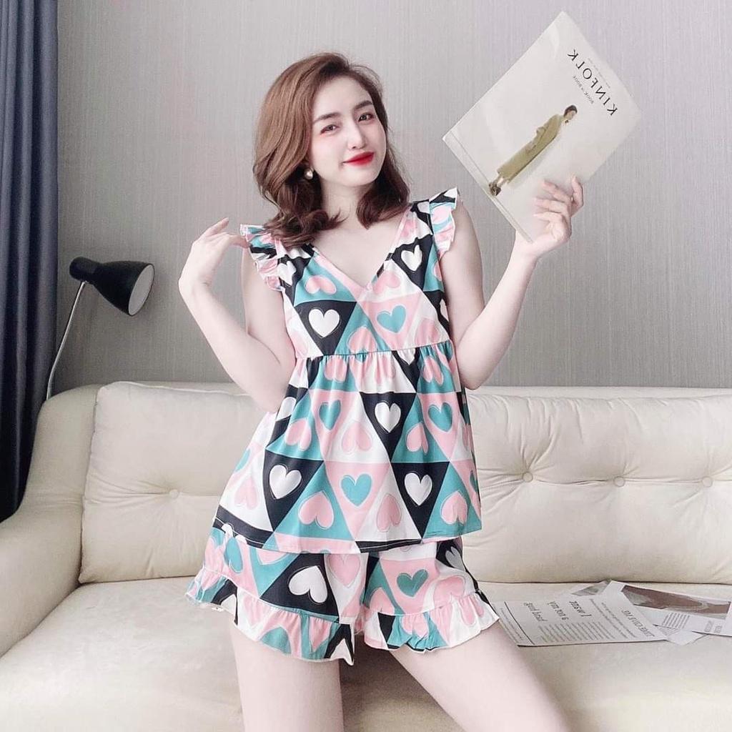 ĐỒ BỘ ĐÙI MẶC NHÀ BÁNH BÈO DỄ THƯƠNG SIZE 40-70KG