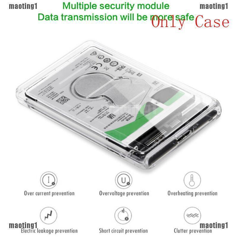 Khay Đựng Ổ Cứng Ngoài 2.5in SATA USB SSD Có Đèn led