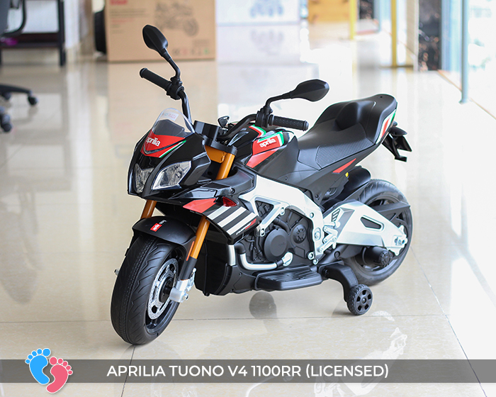 Mô tô điện Licensed APRILIA TUONO cho bé BABY PLAZA V4 1100RR