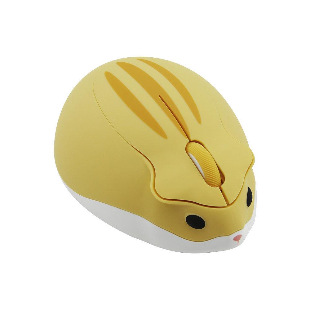 Hoạt Hình Dễ Thương Màu Hồng Không Dây Chuột Quang Máy Tính Cổng USB Mini Chuột 1200DPI Chuột Hamster Thiết Kế Nhỏ Tay Chuột Cho Bé Gái Laptop