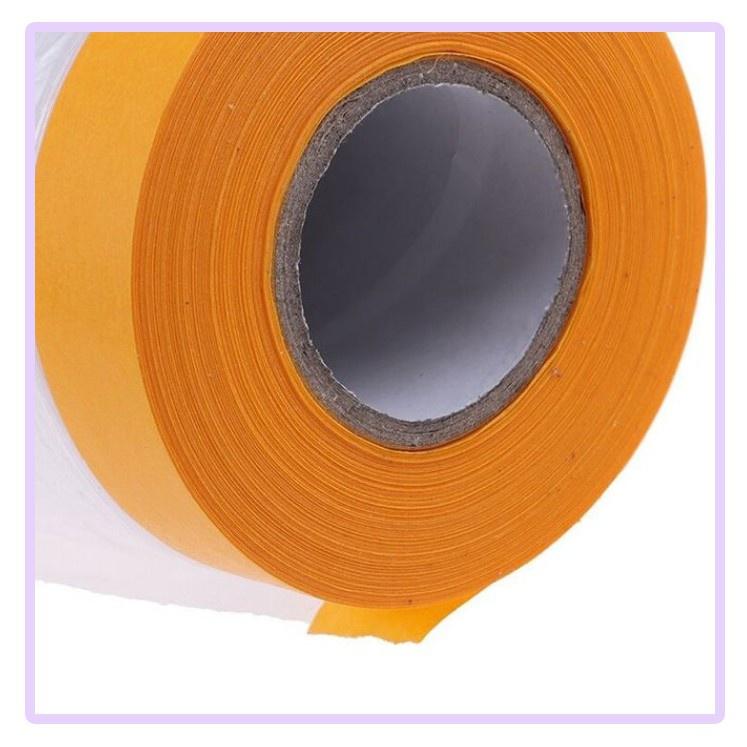 Cuộn nilon che sơn, màng che phủ bảo vệ khi phun sơn ô tô - xe máy, che nền - tường nhà kích thước 110cmx25m
