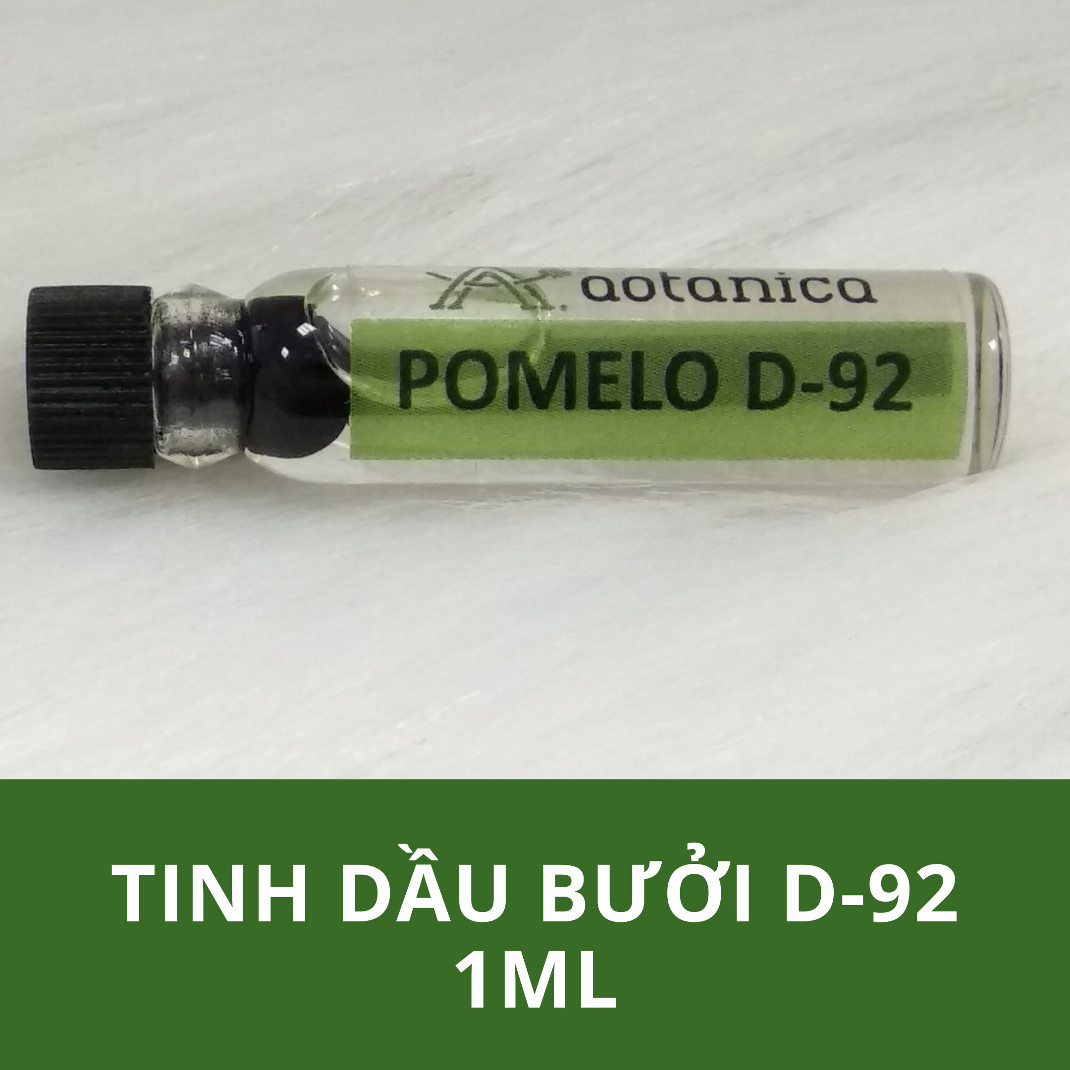 Combo 5 tinh dầu phân đoạn Aotanica, giải cảm, tràm gió, tràm trà, sả chanh, bưởi 1ml