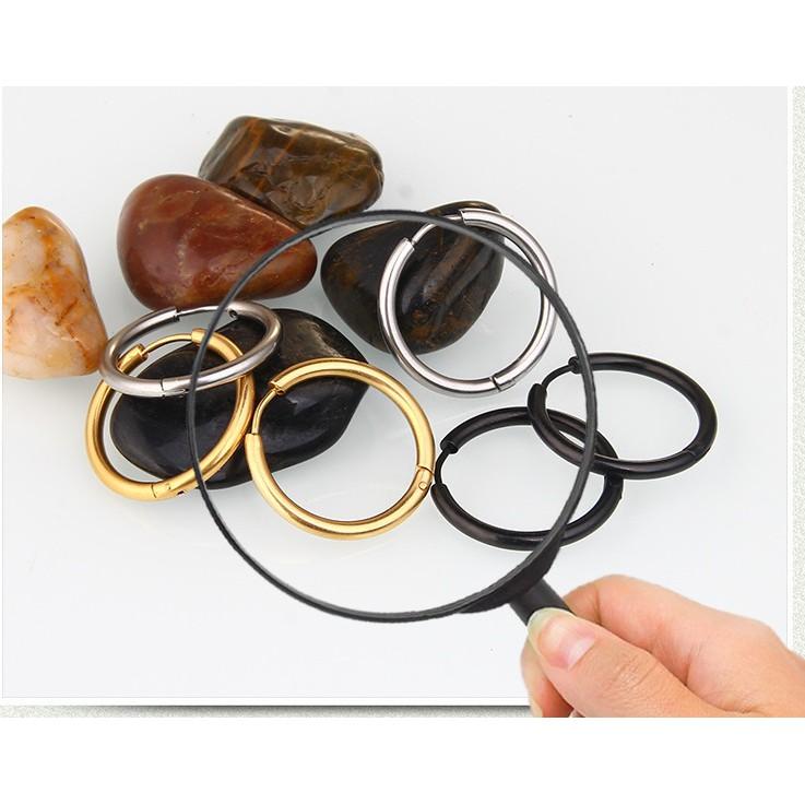 Khuyên tai nam Hàn quốc cực chất inox 316L