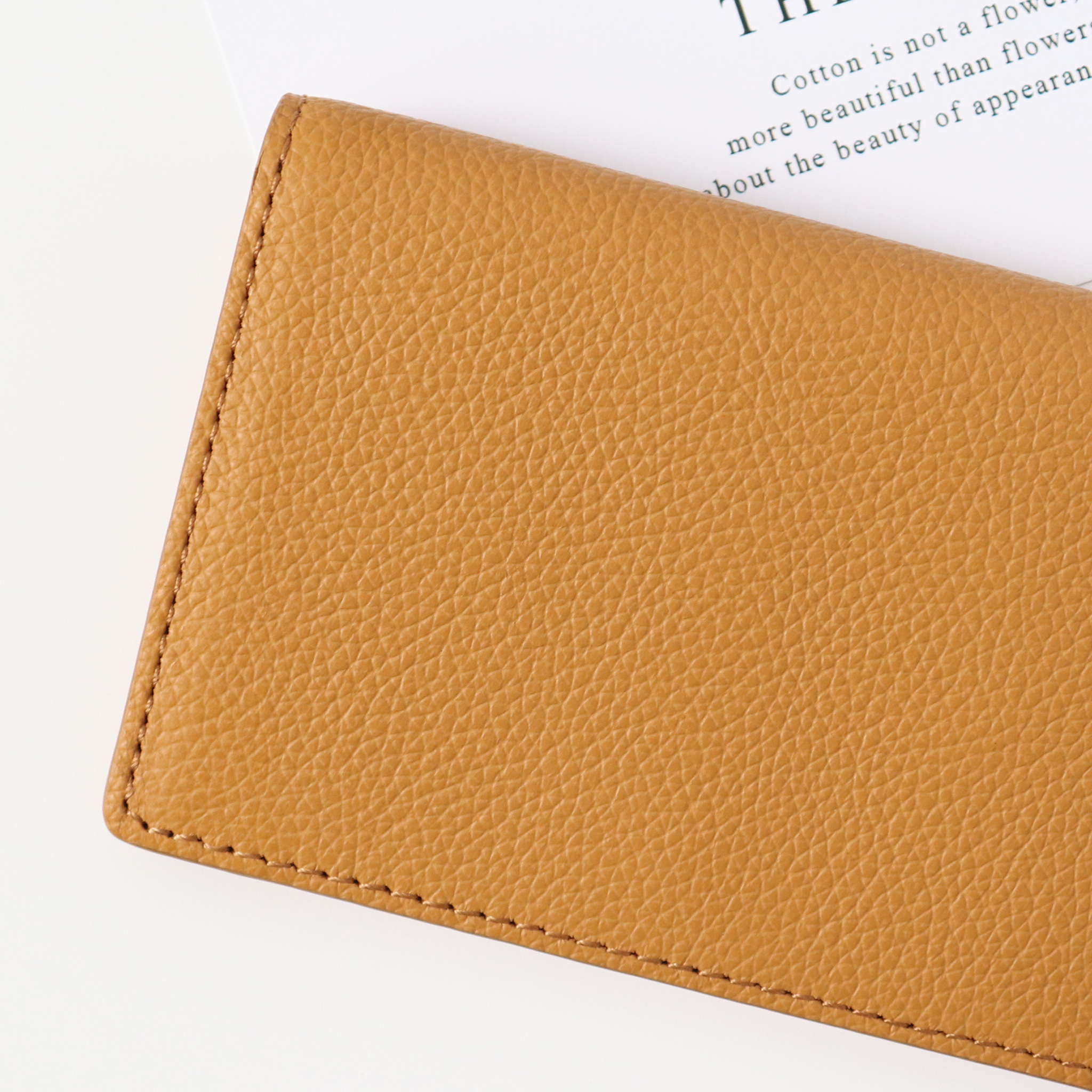 Ví đựng thẻ card Mundo da bò vân hạt
