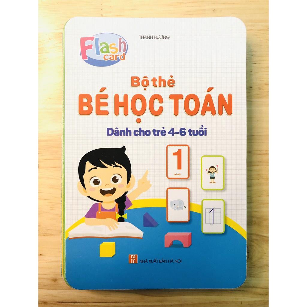 Sách - Combo Chinh Phục Toán Học &amp; Bé Học Toán 4 - 6 Tuổi (Tặng Bộ Thẻ Toán)