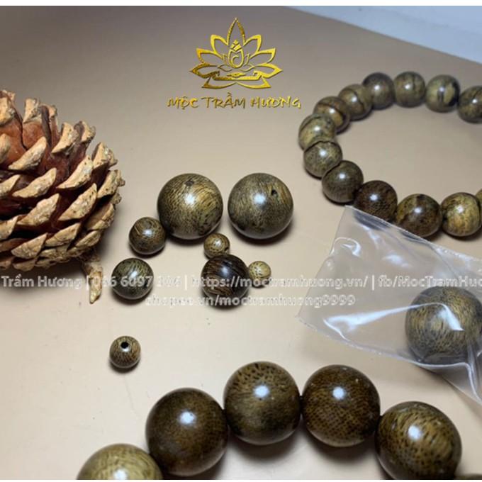 Hạt Trầm Hương Dùng Mix Vòng Tay + Tặng Dây - Trầm Hương Tự Nhiên 100%