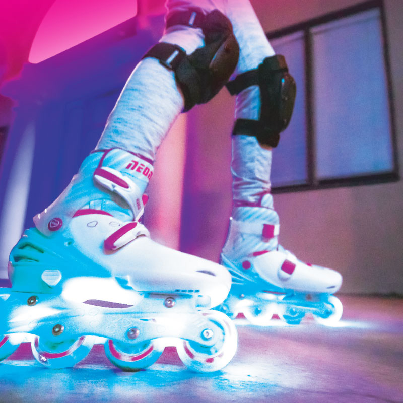 Giày Patin Yvolution Neon Inline Xanh Ngọc NT07T4-Size 4-7 Tuổi NT07T4
