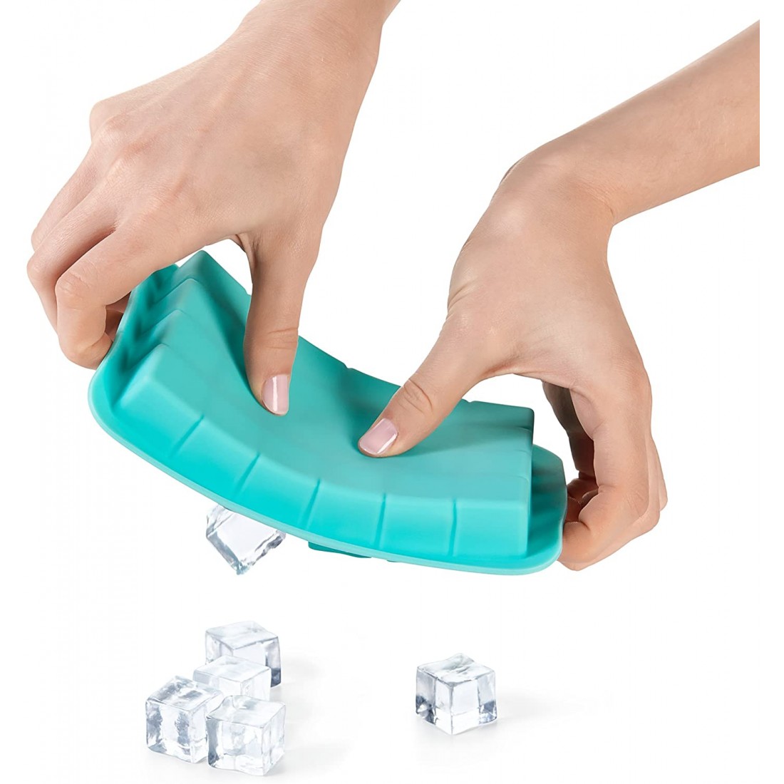 KHAY LÀM ĐÁ SILICONE OXO GOOD GRIPS, CÓ NẮP ĐẬY Hàng chính Hãng