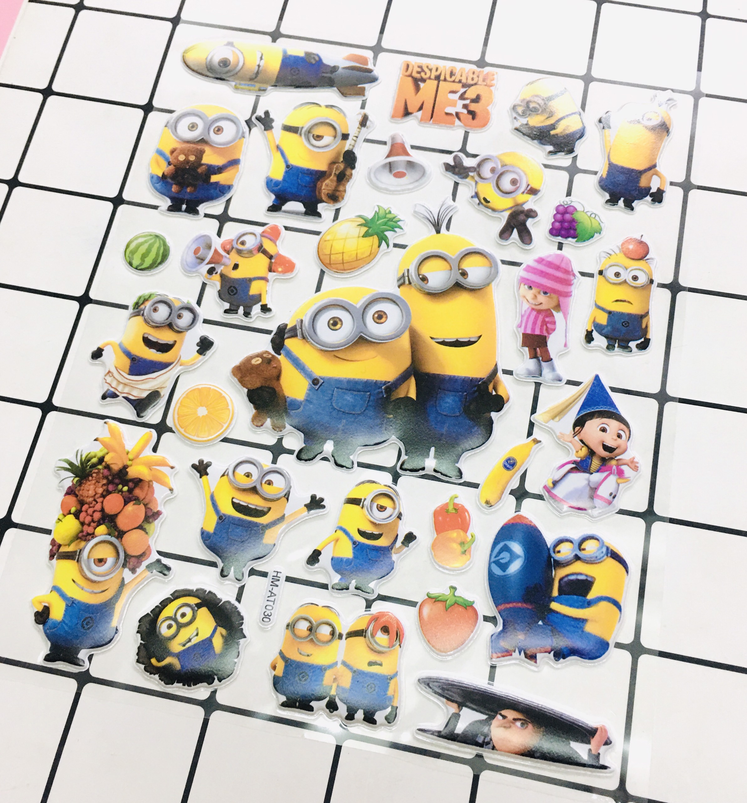Set 2 bảng Sticker hình dán