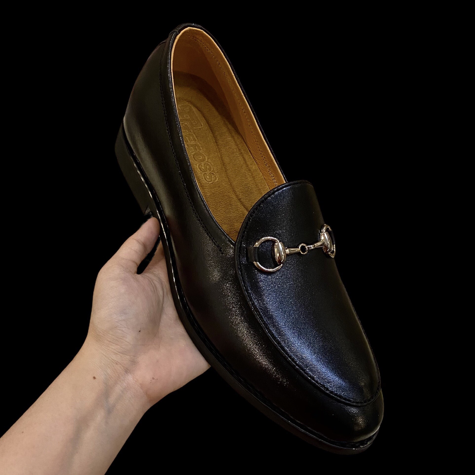 Giày Loafer nam Giày lười nam tăng chiều cao da bò thật HT511TC Size 38 - 43