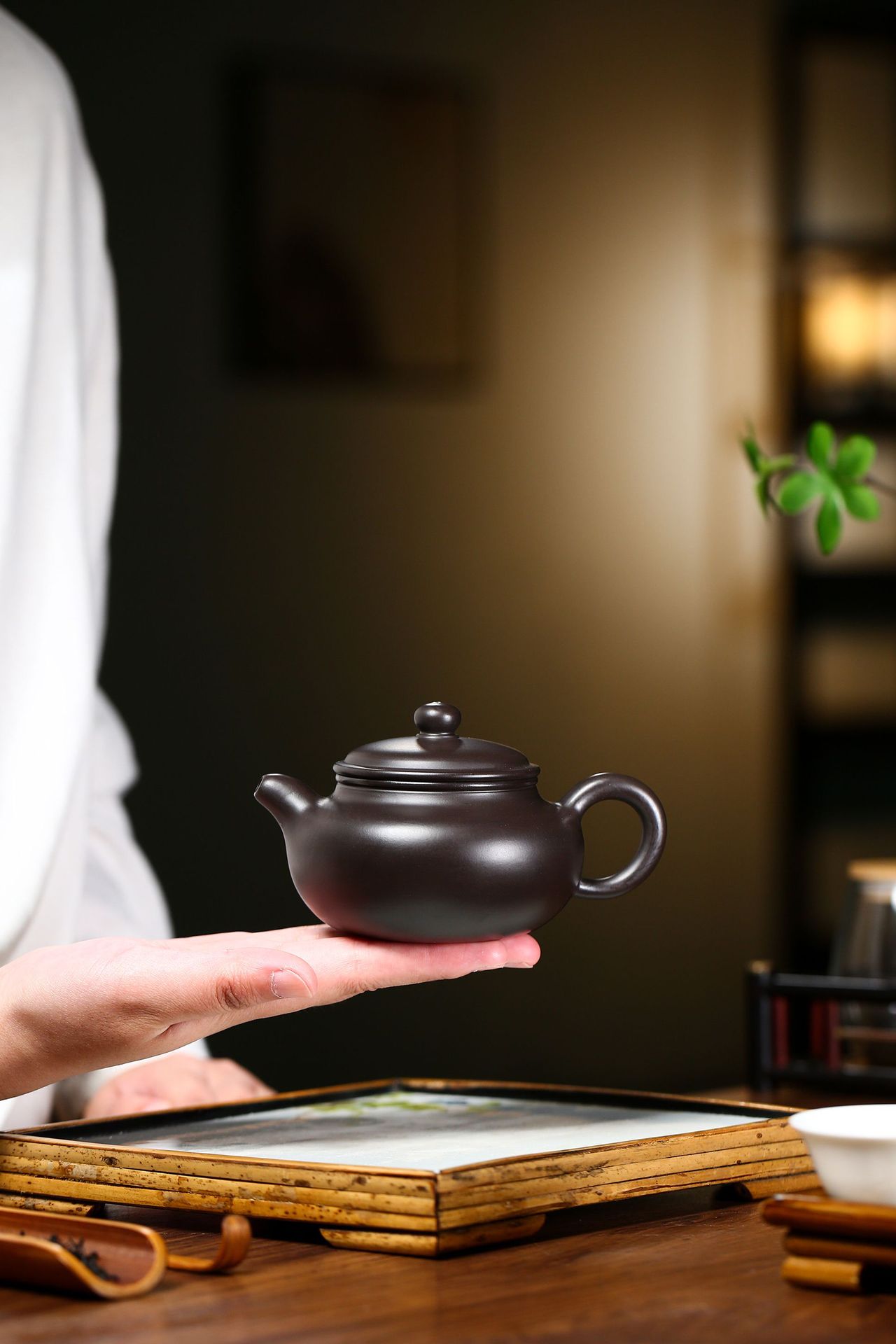 Ấm Phỏng Cổ 220ml – NN Vượng – Hắc Chu Nê – TS406