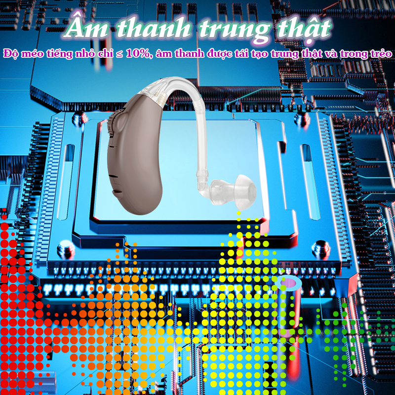 Máy trợ thính có bộ lọc tiếng ồn Axon V-263P - Kèm hộp đựng máy