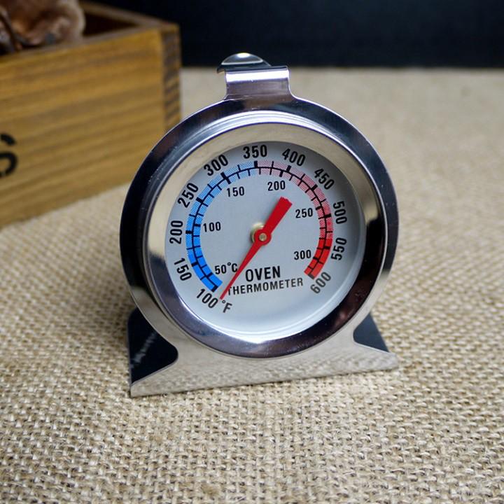 Nhiệt kế lò nướng - Oven Thermometer + tạp dề chống thấm nước