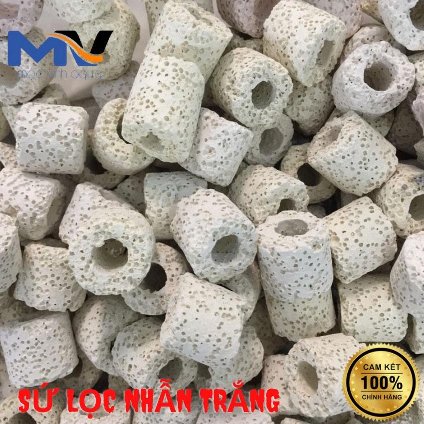 Sứ nhẫn trắng, vật liệu lọc nước cho bể cá thủy sinh