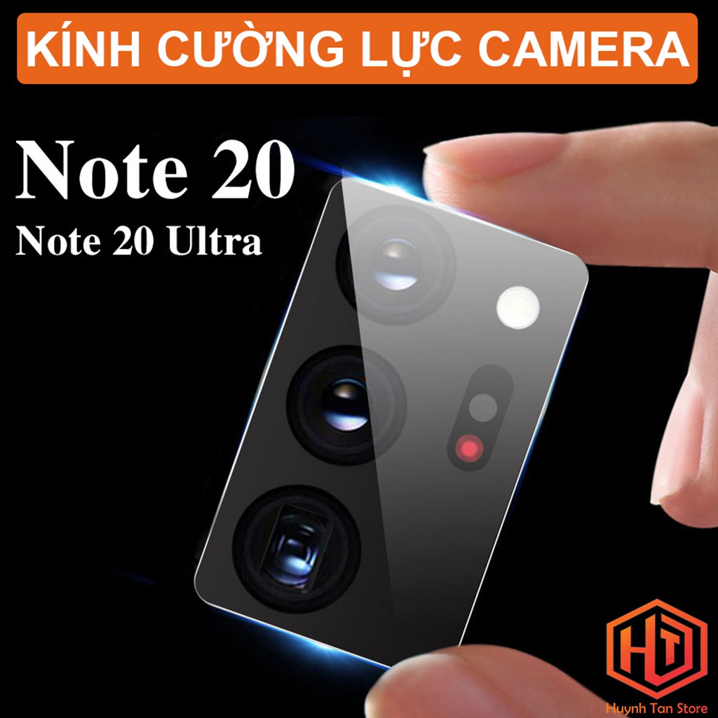Kính cường lực Camera Note 20 , Note 20 Ultra 5G trong suốt vát 2,5D