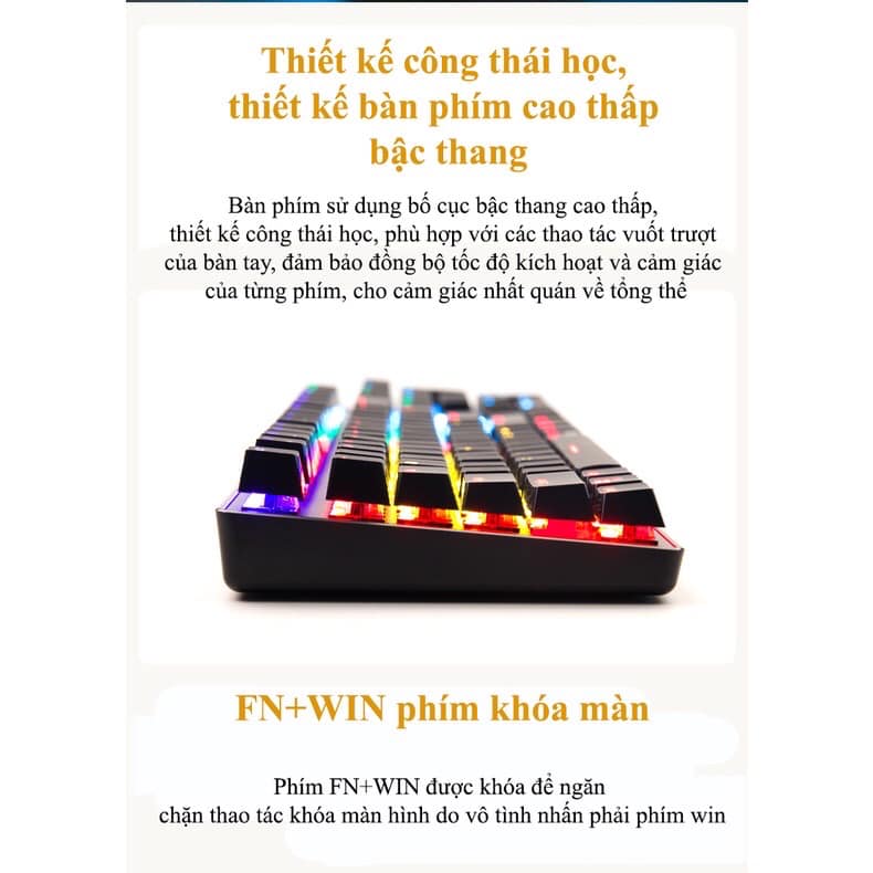 Bàn phím cơ không dây Dual Mode Newmen GM335 - Hàng chính hãng