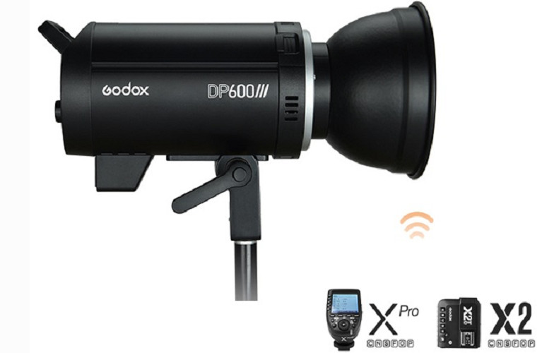 Bộ 2 đèn flash chụp ảnh Godox DP600III Hàng Chính Hãng.