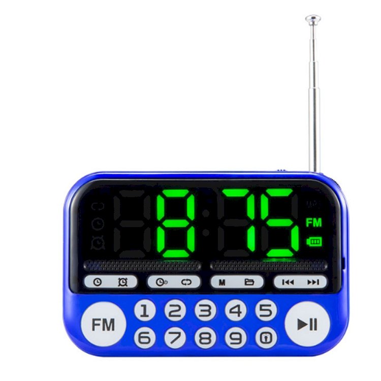 Đồng hồ để bàn kiêm đài radio, thiết bị nghe nhạc C-866 (đa chức năng)