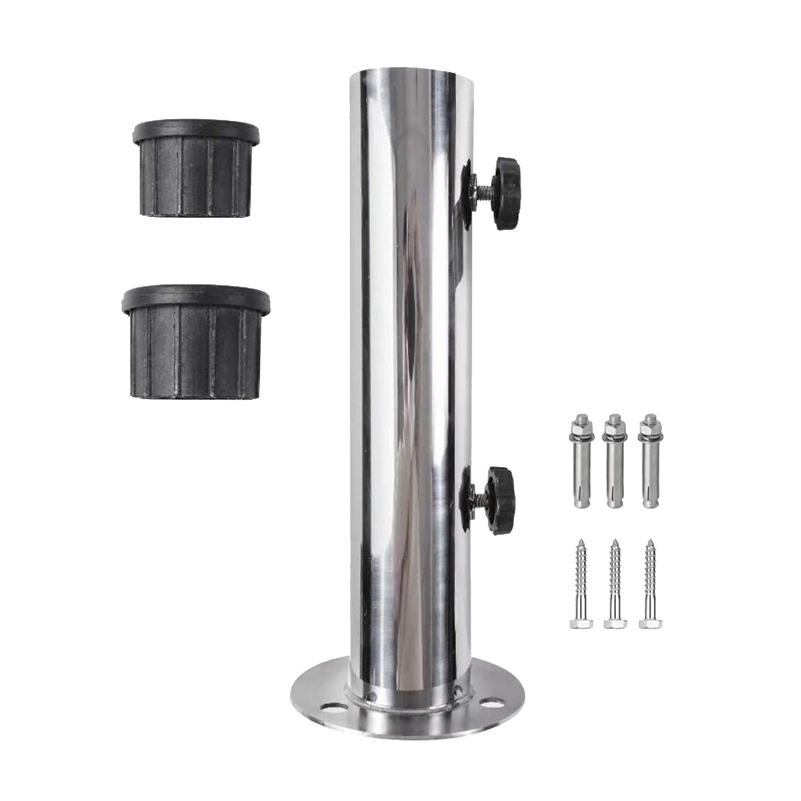 Deck Umbrella Base Stand Umbrella Mount Replacement Parasol Umbrella Clamp Sun Umbrella Holder for Pontoons Docks Beach Backyard