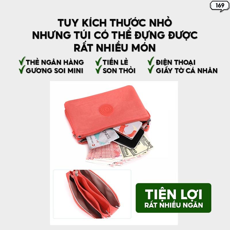 Túi Đeo Chéo Đưa Thư Nhỏ Gọn Túi Dạo Phố Đi Làm Đi Chơi Nhiều Màu Nhiều Ngăn Đựng 169